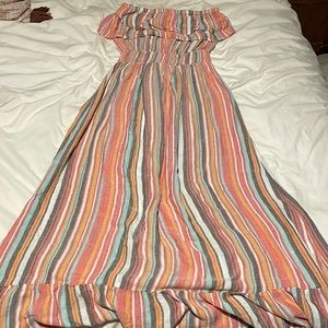 Light weight strapless dress